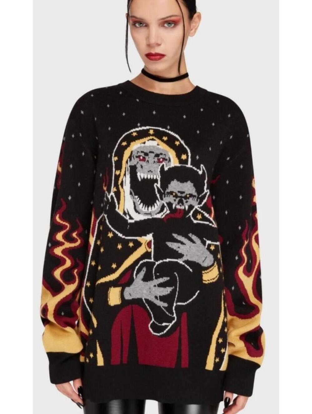 Killstar Unholy Night Sweater Unisex Sz 3XL NEW With Tags RARE Hard To Find